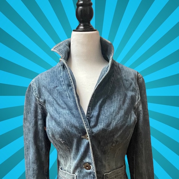 Liz Claiborne 90’s style Jeans Jacket - Picture 5 of 6